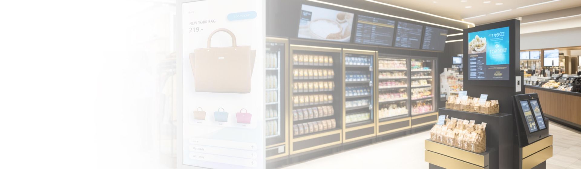 Digitale Werbetafeln